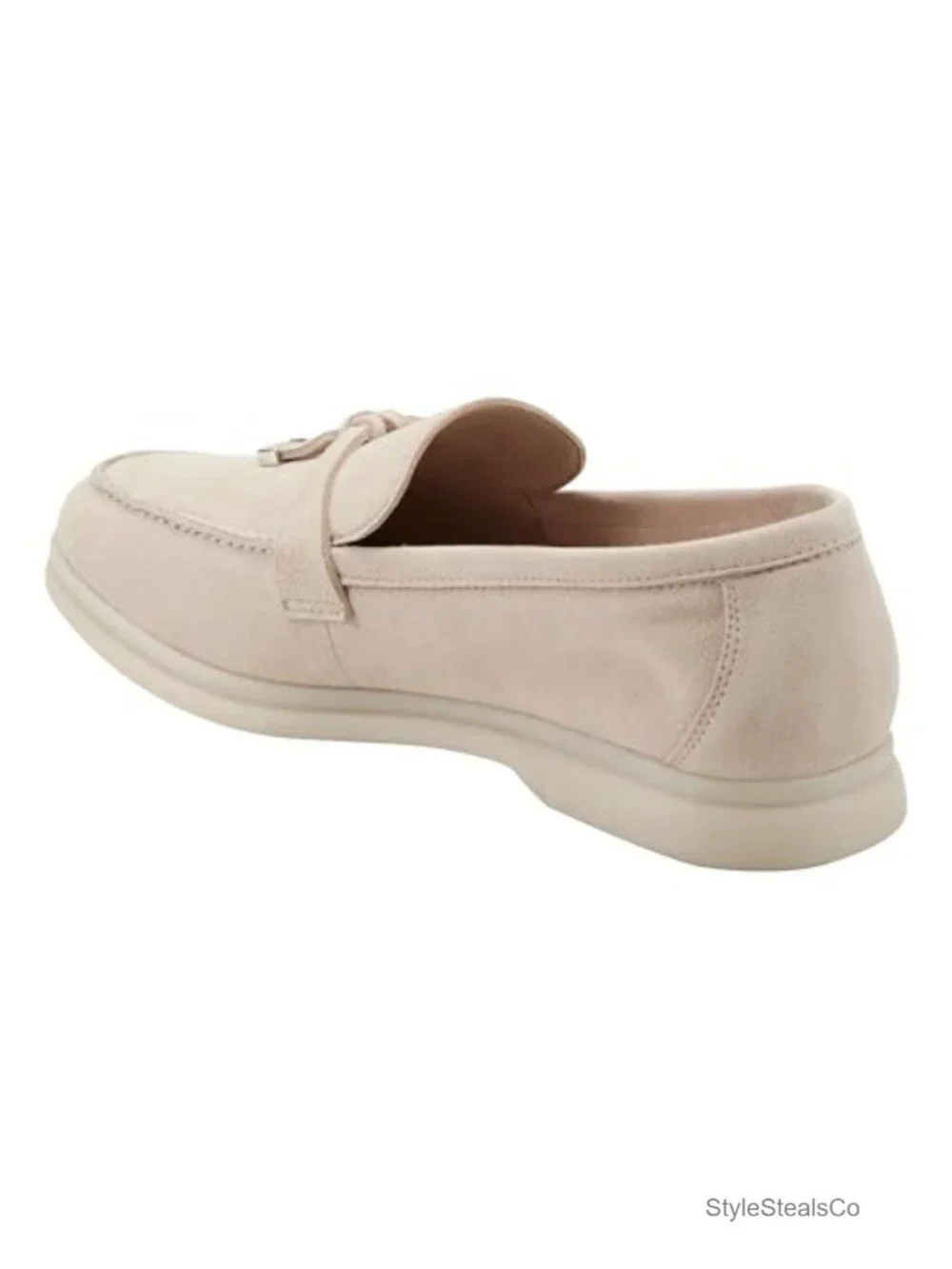 Suede Almond Toe Slip-On Loafers 0.87